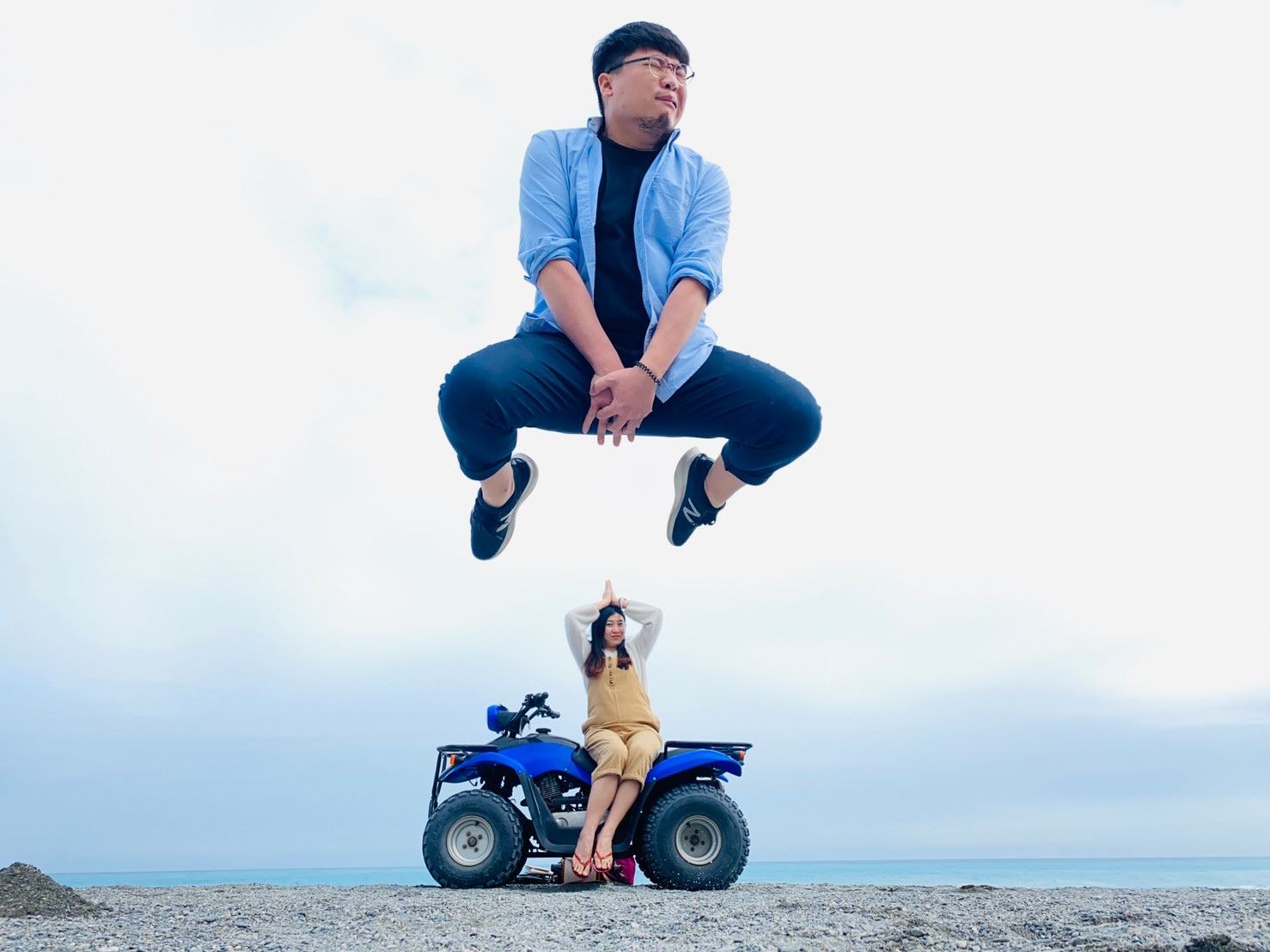 天空之鏡借位照